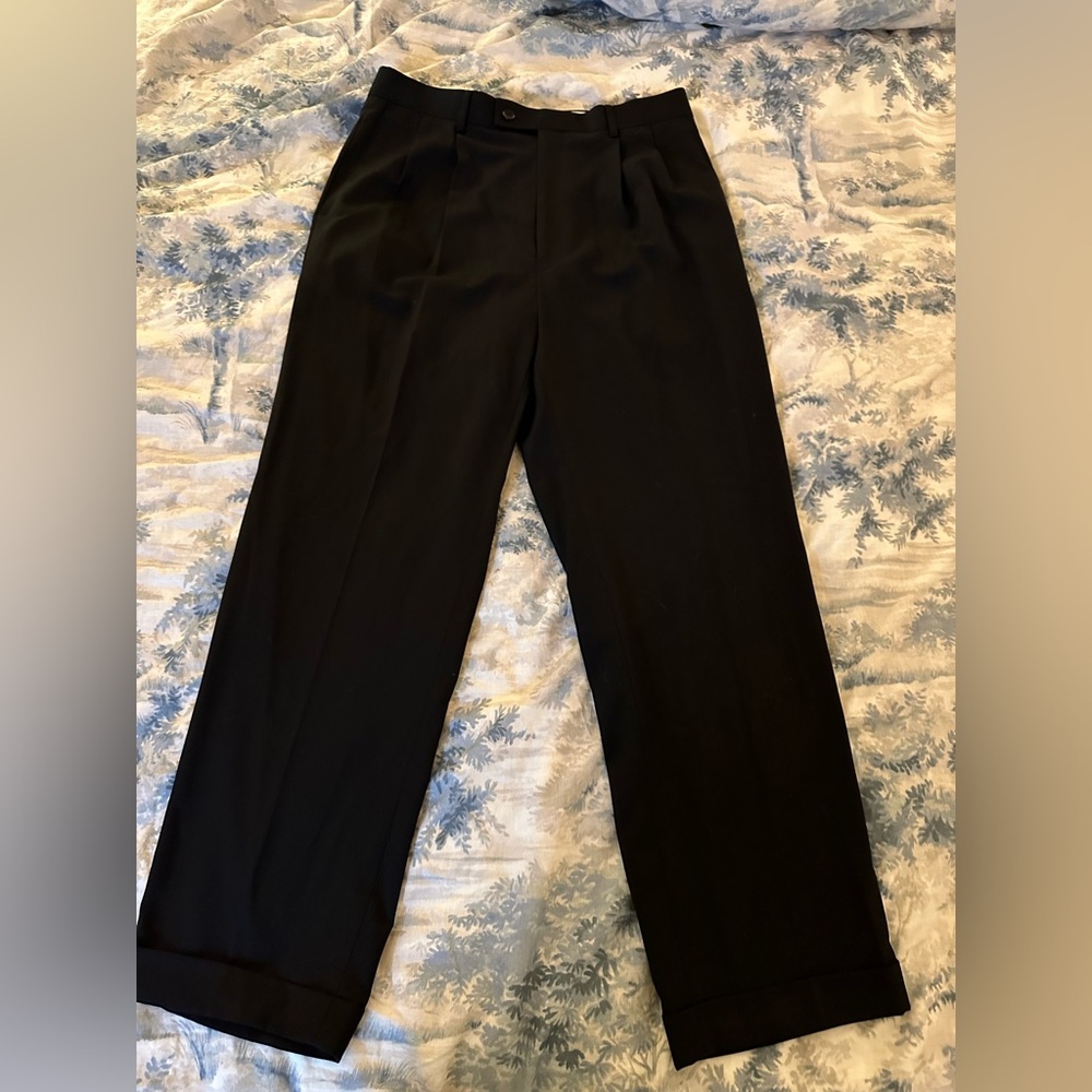 Louis Raphael Black Tailored Trousers